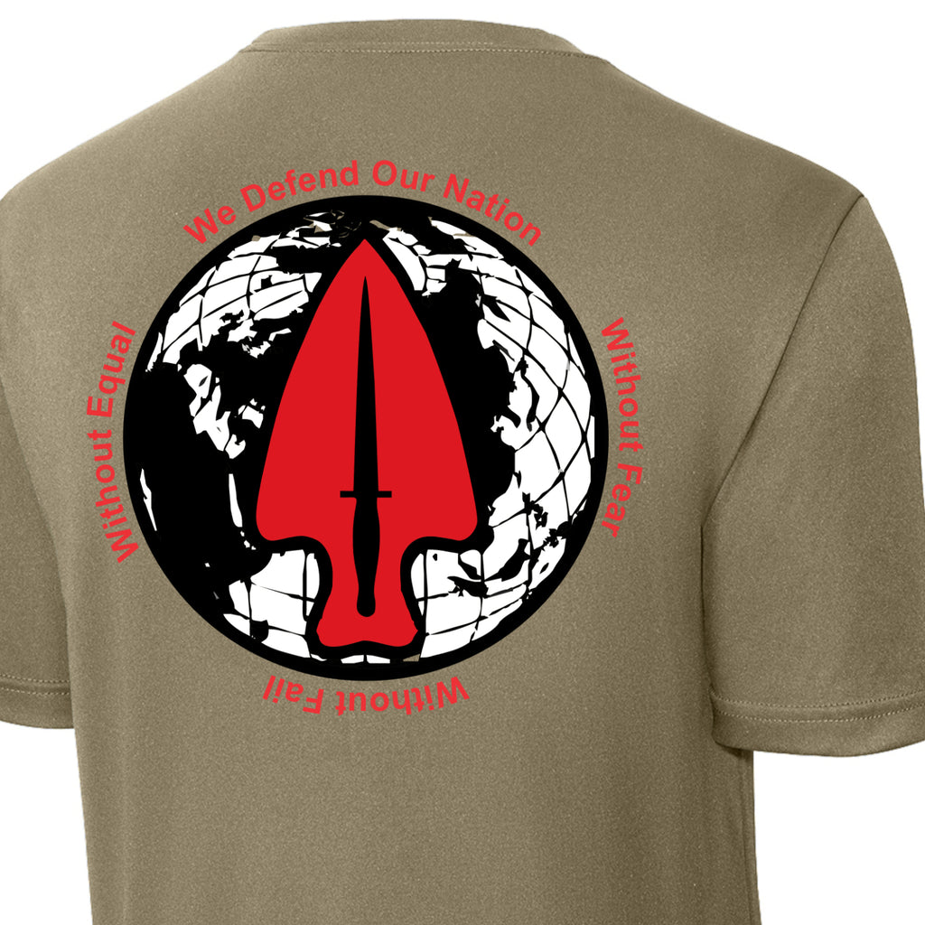 Coyote Brown Moisture Wicking Short Sleeve PT Shirt image 1