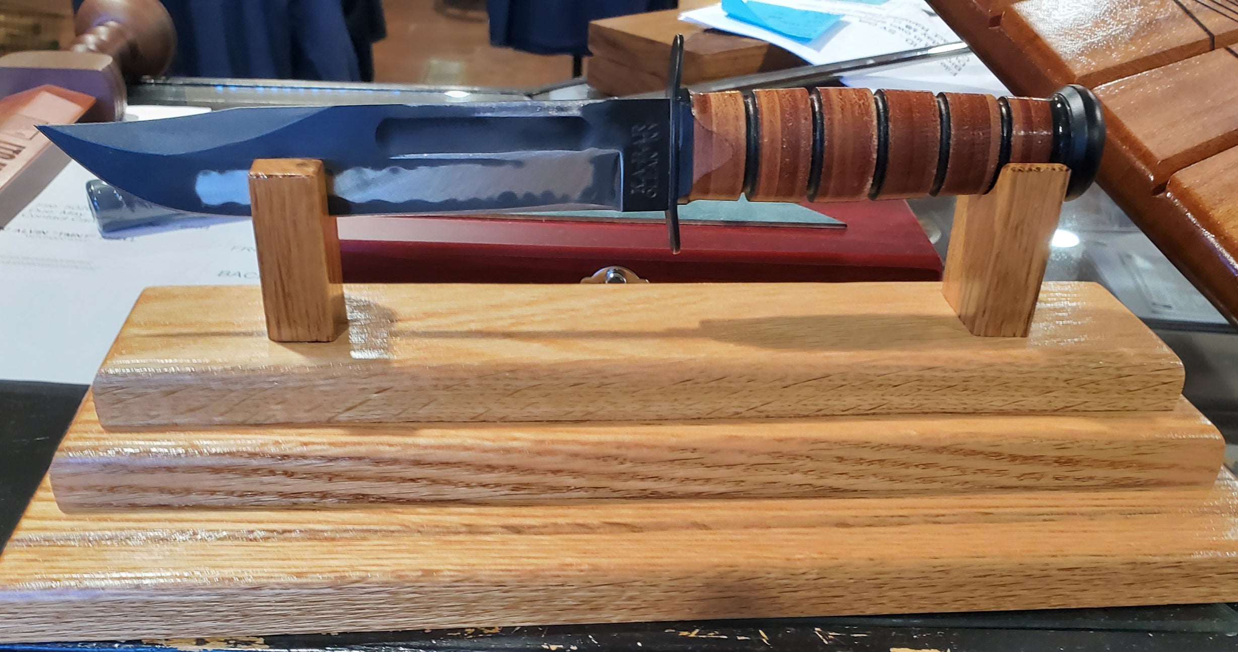 KA-Bar Knife Engraved image 1