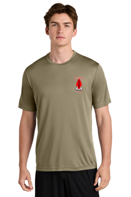Coyote Brown Moisture Wicking Short Sleeve PT Shirt image 0