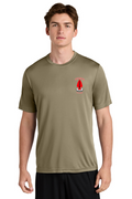 Coyote Brown Moisture Wicking Short Sleeve PT Shirt image 0