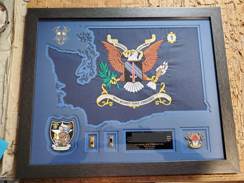 16x20 WA State Framed Plaque image 0