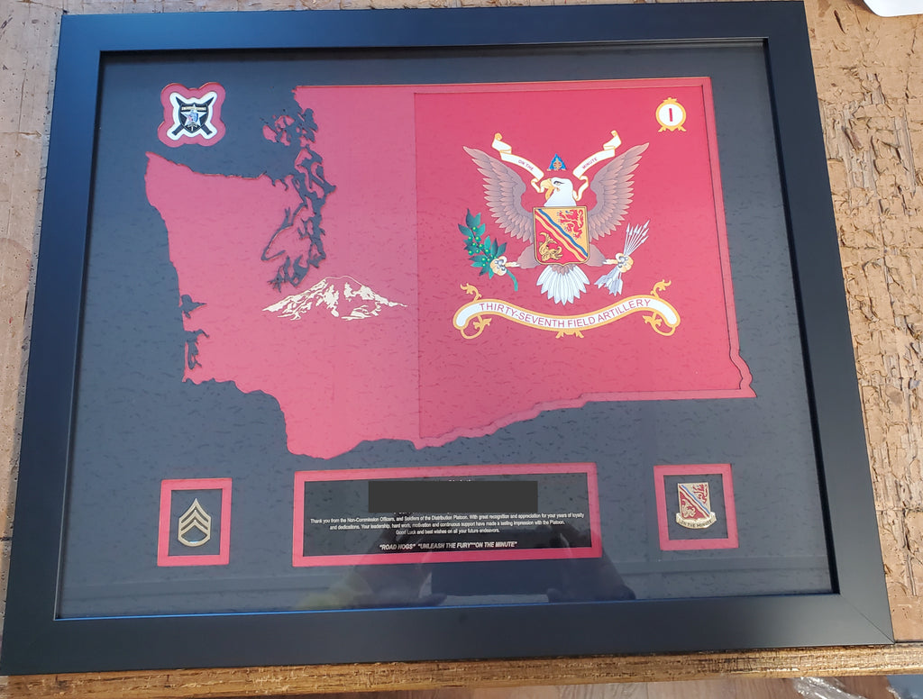 16x20 WA State Framed Plaque image 3